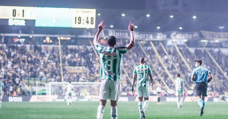 Alan Kardec entrou no segundo tempo e marcou para abrir o placar | Foto: Fernando Alves/Juventude