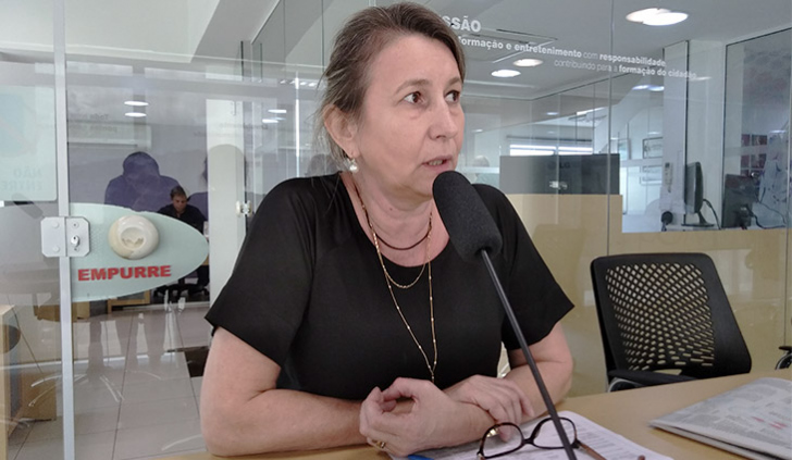 Secretária de Infraestrutura de Criciúma, Kátia Smielevski (foto: Clara Floriano/4oito)