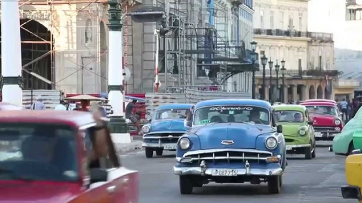 Em Havana, estes são os carros clássicos / Foto: Reprodução