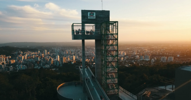 Ponto turístico de Criciúma entra em manutenção | Foto: Reprodução/4oito