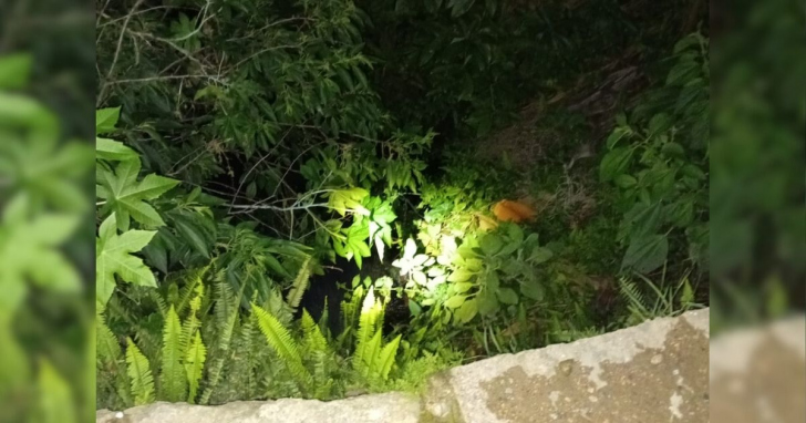 Local onde a mulher foi encontrada morta em Urussanga | CBM/Divulgação/4oito