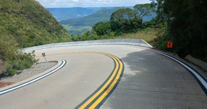 Rodovia já está com cerca de 96% dos serviços concluídos | Foto: Divulgação/4oito