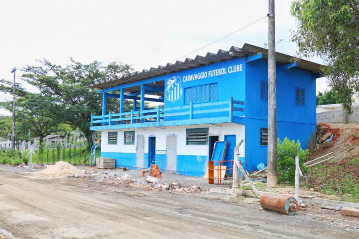 Obras continuam na Montanha, e terminarão antes da Série B, que começa em maio / Foto: Leonardo Gava / Prefeitura de Nova Veneza