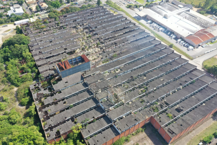 Pavilhão que era da Cecrisa abandonado no Nossa Senhora da Salete / Foto: Decom / Divulgação