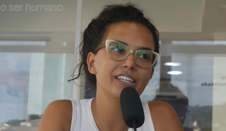 Ananda Figueiredo no Ponto a Ponto (foto: Erik Behenck)