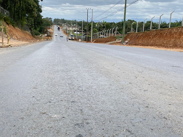 As obras avançam na Alexandre Belloli / Foto: Ana de Mattia / Decom