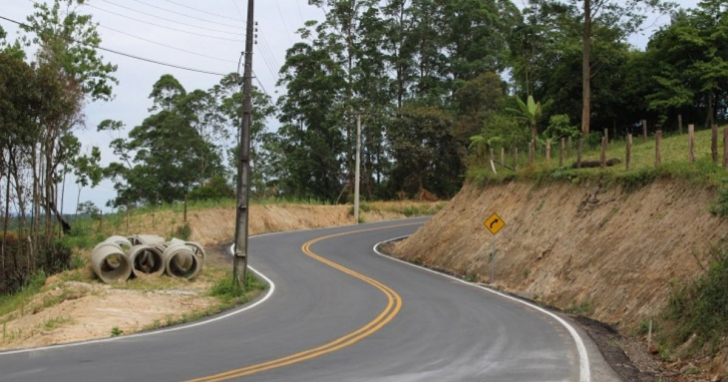 Trecho prevê cerca de oito quilômetros de pavimentação - Foto: Divulgação/Prefeitura de Urussanga