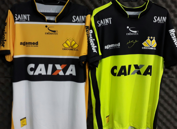 As novas camisas do Criciúma