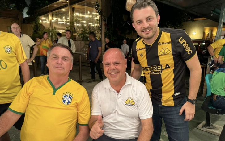 O fato em foto: Arleu com Bolsonaro