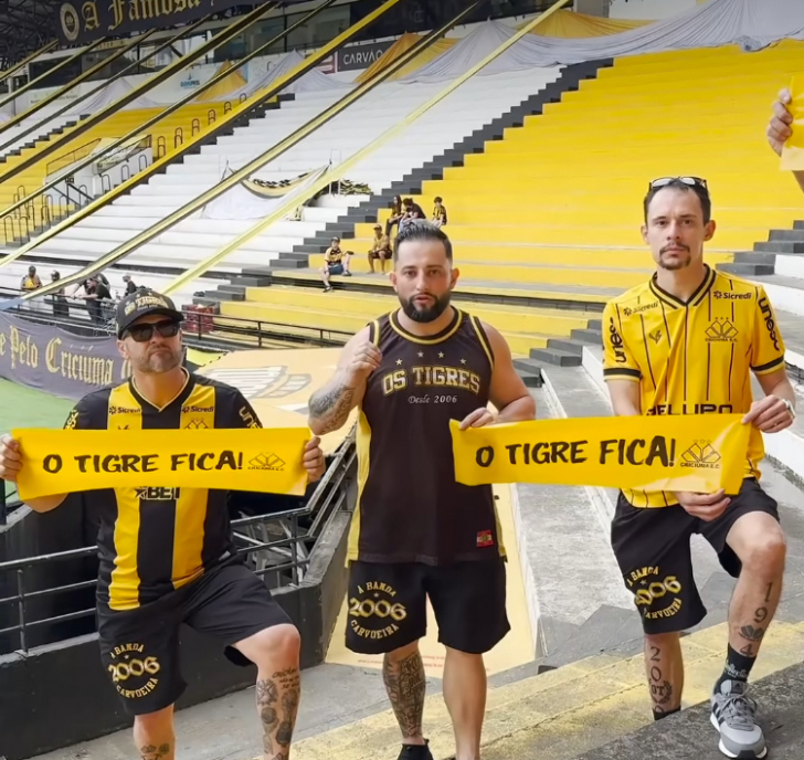 “O Tigre FicA”: Os Tigre realizará ação no jogo deste domingo 