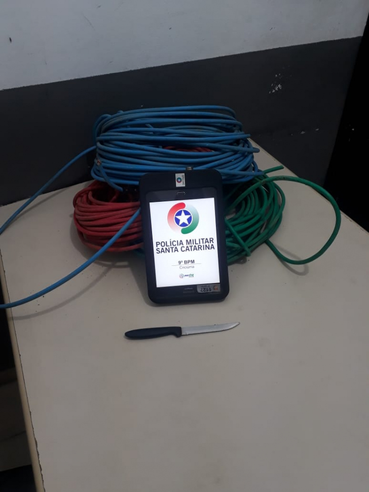 Ladrão de fios do Paço é preso em flagrante 