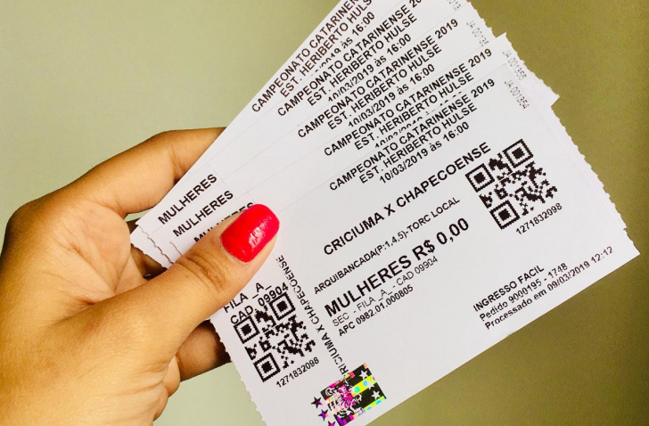 Ingressos para mulheres podem ser retirados amanhã
