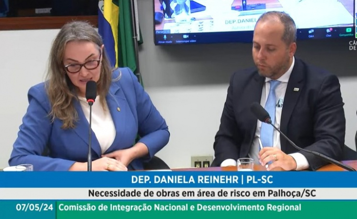 Daniela Reinehr (PL) faz audiência pública para discutir contrato da Arteris (BR-101) 