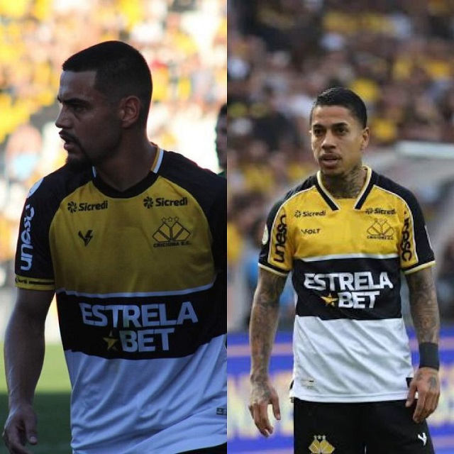 Barreto e Matheusinho reforçam a lista de relacionados do Criciúma