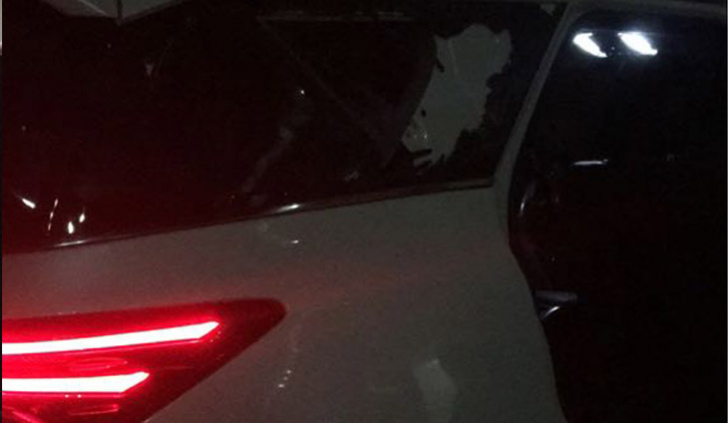 Torcedor apedreja carro de Zé Carlos (VÍDEO)