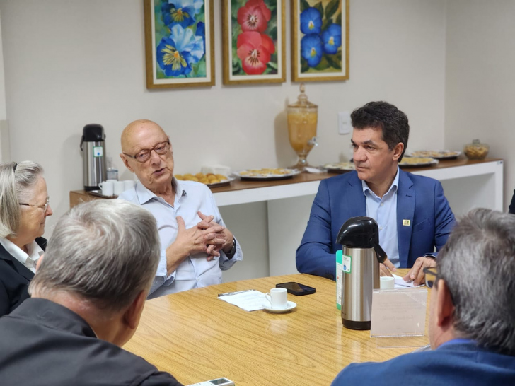 Amin em Criciúma com Salvaro 