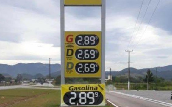 Tem gasolina a R$ 2,89