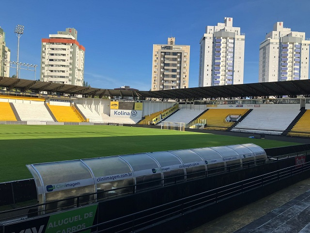 Estádio Heriberto Hülse passa por avaliação da Conmebol