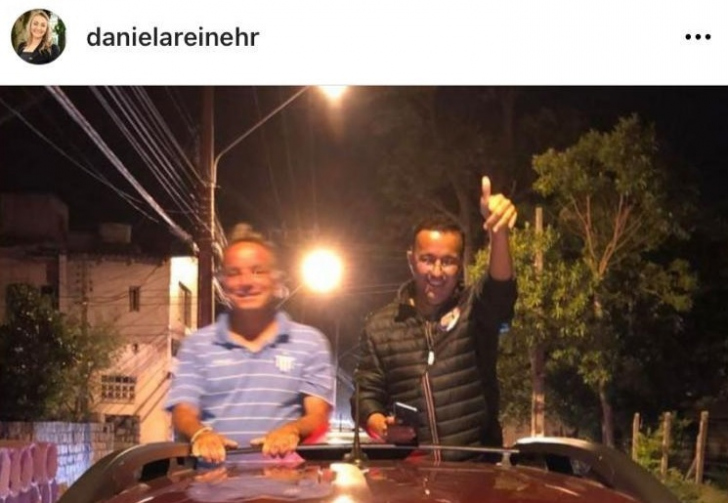 Um vereador no Instagram da governadora