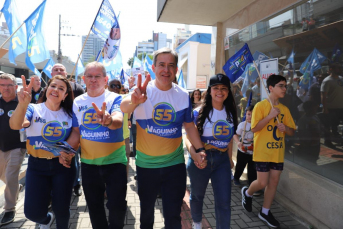 Notícia - Nereu Ramos também foi trajeto de Vaguinho com apoiadores