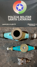 Notícia - Dupla é presa por furto e receptação de hidrômetros em Criciúma
