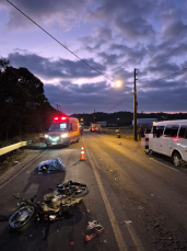 Notícia - Motociclista morre em colisão com van em Nova Veneza