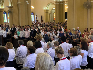 Notícia - Catedral São José recebe missa em Ação de Graças pela abertura das atividades da Afasc e Dia Internacional da Mulher