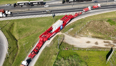 Notícia - Carga superdimensionada causará lentidão nas BRs-470 e 101 nesta quinta 