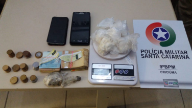 Notícia - Polícia Militar apreende 260 gramas de cocaína