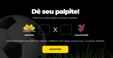 Notícia - Bolão Bistek: Dê seu palpite para Criciúma x Athletico-PR