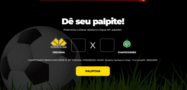 Notícia - Bolão Bistek: Dê seu palpite para Criciúma x Chapecoense 