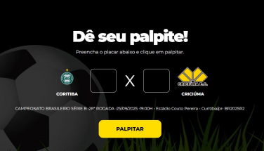 Notícia - Bolão Bistek: Dê seu palpite para Coritiba x Criciúma 