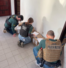 Notícia - GAECO realiza Operação “Trivium” contra fraudes em licitações no Sul do Estado