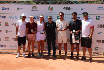 Notícia - Decisões emocionantes fecham o Criciúma Open de Tênis Profissional com títulos brasileiros
