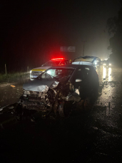 Notícia - Acidente na SC-108 deixa quatro pessoas feridas em Urussanga