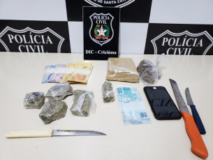 Notícia - Dois são presos em operação contra o tráfico de drogas