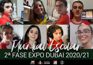 Notícia - Campeonato de xadrez mundial: atletas da FME de Criciúma participam da 2ª Fase do Expo Dubai