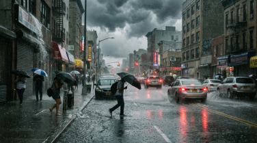 Notícia - Cidades do Sul de SC entram em alerta laranja para temporais