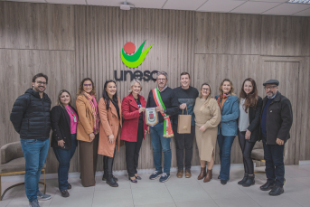 Notícia - Unesc inicia diálogo com região do Vêneto para intercâmbio em Medicina