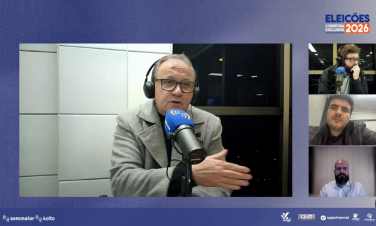 Notícia - Assista aqui: time da Som Maior estreia live para analisar os bastidores da Eleição 2026