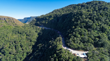 Notícia - Obra da Serra do Faxinal avança com técnica usada na Rota do Sol
