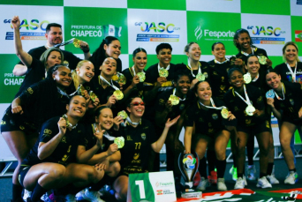 Notícia - Criciúma conquista títulos no futebol e handebol feminino nos JASC