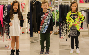 Notícia - Cores e estampas interativas ganham destaque na moda kids