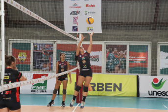 Notícia - Competição nacional de vôlei feminino inicia no Mampituba