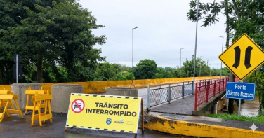 Notícia - Ponte da Barranca fica interditada até maio