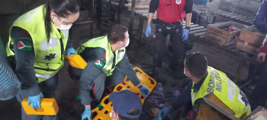 Notícia - Homem sofre acidente de trabalho em Nova Veneza