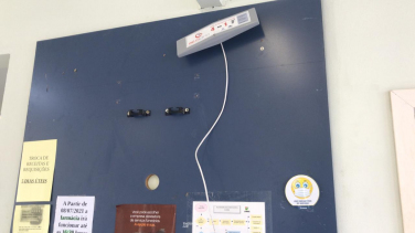 Notícia - Posto de Saúde da Santa Luzia arrombado e TV de 50 polegadas é levada