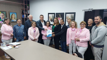Notícia - Rede Feminina de Içara recebe recursos do deputado Ricardo Guidi
