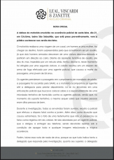 Notícia - Identificada jovem baleada durante operação da Polícia Civil em Criciúma
