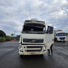 Notícia - Motorista sem para-brisa foi flagrado pela PRF 